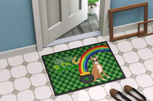 Load image into Gallery viewer, Fawn Boxer St. Patrick's Day Doormat - 24x36 Decorative Floor Mat – Indoor/Outdoor Rug with Artistic Flair
