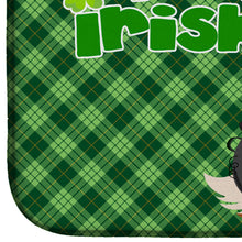 Load image into Gallery viewer, Blenheim Cavalier Spaniel St. Patrick's Day Dish Drying Mat – Absorbent, Artistic Kitchen Essentials