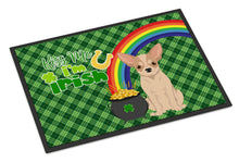 Load image into Gallery viewer, Fawn and White Chihuahua St. Patrick's Day Doormat - 24x36 Decorative Floor Mat – Indoor/Outdoor Rug with Artistic Flair