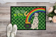 Load image into Gallery viewer, Dalmatian St. Patrick's Day Doormat - 24x36 Decorative Floor Mat – Indoor/Outdoor Rug with Artistic Flair