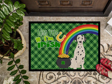 Load image into Gallery viewer, Dalmatian St. Patrick's Day Doormat - 24x36 Decorative Floor Mat – Indoor/Outdoor Rug with Artistic Flair