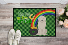 Load image into Gallery viewer, Great Pyrenees St. Patrick's Day Doormat - 24x36 Decorative Floor Mat – Indoor/Outdoor Rug with Artistic Flair
