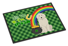 Load image into Gallery viewer, Great Pyrenees St. Patrick's Day Doormat - 24x36 Decorative Floor Mat – Indoor/Outdoor Rug with Artistic Flair