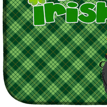Load image into Gallery viewer, Black Newfoundland St. Patrick's Day Dish Drying Mat – Absorbent, Artistic Kitchen Essentials