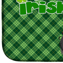 Load image into Gallery viewer, Grey Newfoundland St. Patrick's Day Dish Drying Mat – Absorbent, Artistic Kitchen Essentials