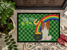 Load image into Gallery viewer, Red and White Papillon St. Patrick's Day Doormat - 24x36 Decorative Floor Mat – Indoor/Outdoor Rug with Artistic Flair