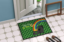 Load image into Gallery viewer, Black Pekingese St. Patrick's Day Doormat - 24x36 Decorative Floor Mat – Indoor/Outdoor Rug with Artistic Flair
