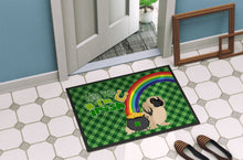 Load image into Gallery viewer, Cream Pekingese St. Patrick's Day Doormat - 24x36 Decorative Floor Mat – Indoor/Outdoor Rug with Artistic Flair