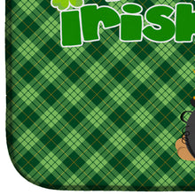 Load image into Gallery viewer, Apricot Pug St. Patrick's Day Dish Drying Mat – Absorbent, Artistic Kitchen Essentials