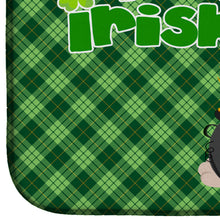 Load image into Gallery viewer, Fawn Pug St. Patrick's Day Dish Drying Mat – Absorbent, Artistic Kitchen Essentials