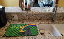 Load image into Gallery viewer, Black Scottish Terrier St. Patrick's Day Dish Drying Mat – Absorbent, Artistic Kitchen Essentials