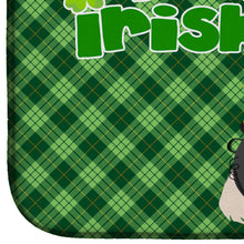 Load image into Gallery viewer, Blue Merle Sheltie St. Patrick's Day Dish Drying Mat – Absorbent, Artistic Kitchen Essentials
