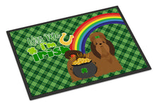 Load image into Gallery viewer, Red Shih Tzu St. Patrick's Day Doormat - 24x36 Decorative Floor Mat – Indoor/Outdoor Rug with Artistic Flair