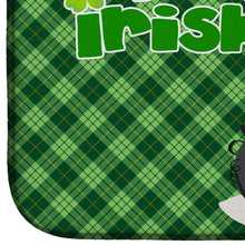 Load image into Gallery viewer, Fawn Cardigan Corgi St. Patrick's Day Dish Drying Mat – Absorbent, Artistic Kitchen Essentials