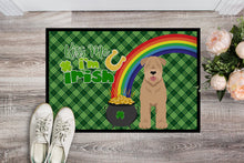 Load image into Gallery viewer, Red Wheaten Terrier St. Patrick's Day Doormat - 24x36 Decorative Floor Mat – Indoor/Outdoor Rug with Artistic Flair