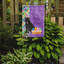 Load image into Gallery viewer, Black Pit Bull Terrier Easter Garden Flag – Decorative Outdoor Yard Flag