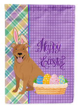 Load image into Gallery viewer, Red Pit Bull Terrier Easter Garden Flag – Decorative Outdoor Yard Flag
