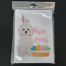Load image into Gallery viewer, Bichon Frise Easter Greeting Cards -  Blank Note Cards – 8-Pack of Artist-Designed Cards with Envelopes