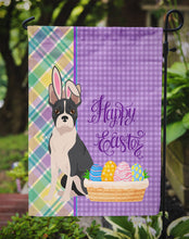Load image into Gallery viewer, Black Boston Terrier Easter Garden Flag – Decorative Outdoor Yard Flag