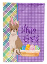 Load image into Gallery viewer, Fawn Boston Terrier Easter Garden Flag – Decorative Outdoor Yard Flag
