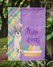 Load image into Gallery viewer, Blue Boston Terrier Easter Garden Flag – Decorative Outdoor Yard Flag