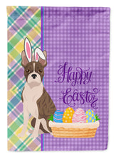 Load image into Gallery viewer, Brindle Boston Terrier Easter Garden Flag – Decorative Outdoor Yard Flag