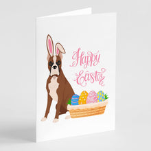 Load image into Gallery viewer, Red Fawn Boxer Easter Greeting Cards -  Blank Note Cards – 8-Pack of Artist-Designed Cards with Envelopes