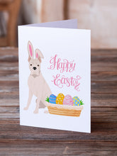Load image into Gallery viewer, White Boxer Easter Greeting Cards -  Blank Note Cards – 8-Pack of Artist-Designed Cards with Envelopes