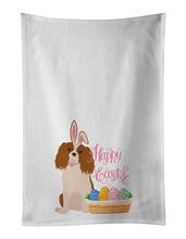Load image into Gallery viewer, Blenheim Cavalier Spaniel Easter White Kitchen Towel Set of 2 Dish Towels