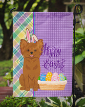 Load image into Gallery viewer, Longhaired Red Chihuahua Easter Garden Flag – Decorative Outdoor Yard Flag