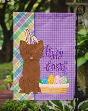 Load image into Gallery viewer, Longhaired Chocolate Chihuahua Easter Garden Flag – Decorative Outdoor Yard Flag