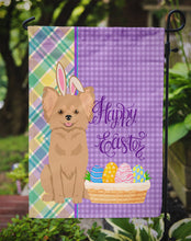 Load image into Gallery viewer, Longhaired Gold Chihuahua Easter Garden Flag – Decorative Outdoor Yard Flag