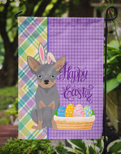Load image into Gallery viewer, Blue and Tan Chihuahua Easter Garden Flag – Decorative Outdoor Yard Flag