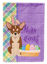 Load image into Gallery viewer, Red and White Chihuahua Easter Garden Flag – Decorative Outdoor Yard Flag