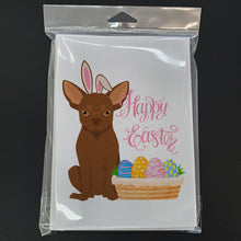 Load image into Gallery viewer, Chocolate Chihuahua Easter Greeting Cards -  Blank Note Cards – 8-Pack of Artist-Designed Cards with Envelopes