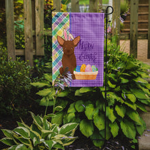 Load image into Gallery viewer, Chocolate Chihuahua Easter Garden Flag – Decorative Outdoor Yard Flag