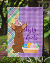Load image into Gallery viewer, Chocolate Chihuahua Easter Garden Flag – Decorative Outdoor Yard Flag