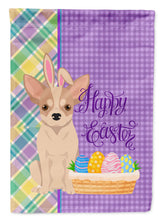 Load image into Gallery viewer, Fawn and White Chihuahua Easter Garden Flag – Decorative Outdoor Yard Flag
