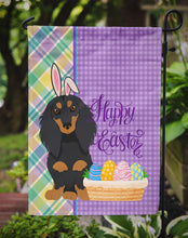 Load image into Gallery viewer, Longhair Black and Tan Dachshund Easter Garden Flag – Decorative Outdoor Yard Flag