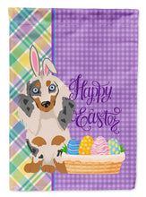Load image into Gallery viewer, Longhair Cream Dapple Dachshund Easter Garden Flag – Decorative Outdoor Yard Flag
