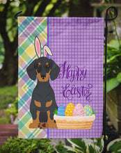 Load image into Gallery viewer, Black and Tan Dachshund Easter Garden Flag – Decorative Outdoor Yard Flag