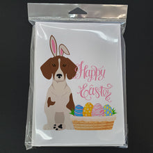 Load image into Gallery viewer, Red Piebald Dachshund Easter Greeting Cards -  Blank Note Cards – 8-Pack of Artist-Designed Cards with Envelopes