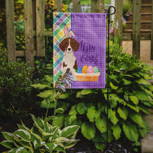 Load image into Gallery viewer, Red Piebald Dachshund Easter Garden Flag – Decorative Outdoor Yard Flag