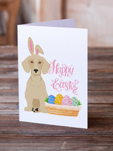 Load image into Gallery viewer, Cream Dachshund Easter Greeting Cards -  Blank Note Cards – 8-Pack of Artist-Designed Cards with Envelopes