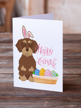 Load image into Gallery viewer, Wirehair Red and Tan Dachshund Easter Greeting Cards -  Blank Note Cards – 8-Pack of Artist-Designed Cards with Envelopes