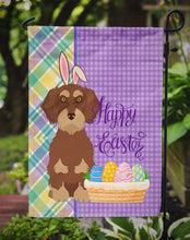 Load image into Gallery viewer, Wirehair Red and Tan Dachshund Easter Garden Flag – Decorative Outdoor Yard Flag