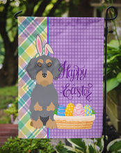 Load image into Gallery viewer, Wirehair Blue and Tan Dachshund Easter Garden Flag – Decorative Outdoor Yard Flag