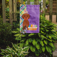 Load image into Gallery viewer, Wirehair Red Dachshund Easter Garden Flag – Decorative Outdoor Yard Flag