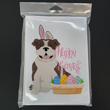 Load image into Gallery viewer, Brindle English Bulldog Easter Greeting Cards -  Blank Note Cards – 8-Pack of Artist-Designed Cards with Envelopes