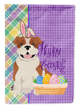 Load image into Gallery viewer, Red English Bulldog Easter Garden Flag – Decorative Outdoor Yard Flag